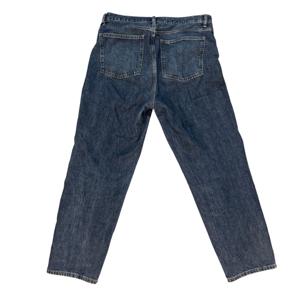 Uniqlo Relaxed Fit Tapered Dark Wash Jeans - Picture 6 of 6